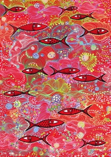 Enjoy puzzle rojo intenso 1500 piezas