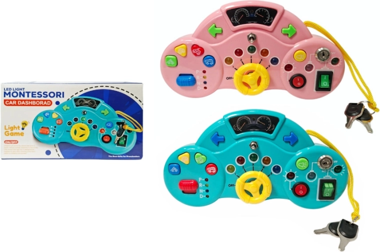 Volante infantil interactivo con luces y sonidos
