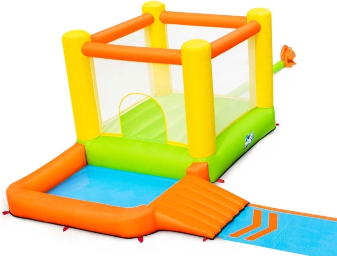 Centro de juegos inflable Bestway H2OGO! con tobogán y piscina infantil 662 × 300 × 150 cm