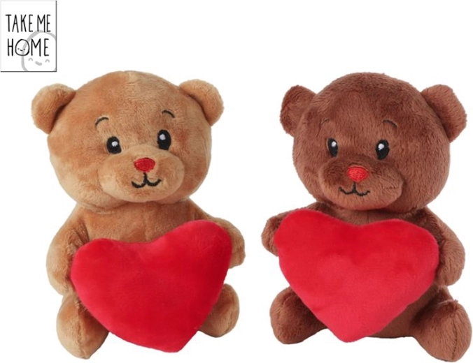 Osito de peluche con corazón 15 cm Take Me Home