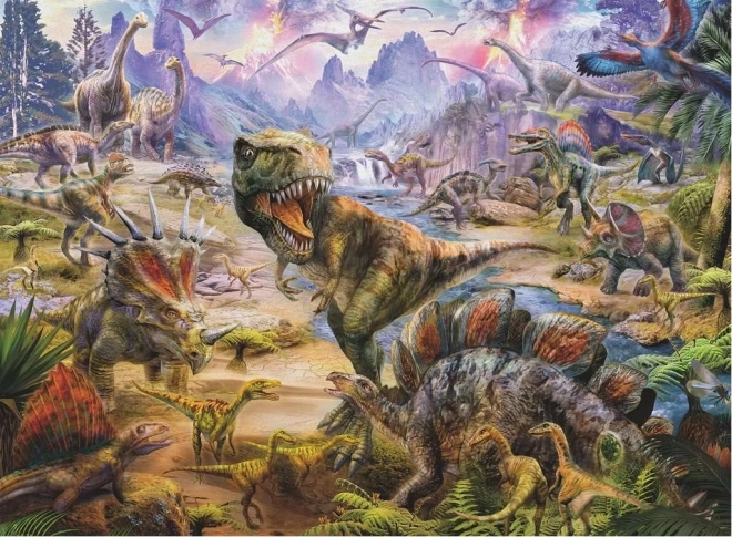 Puzle 2D 300 piezas dinosaurios RAVENSBURGER