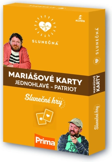 Slunečná - Cartas de Mariáš de una sola cabeza