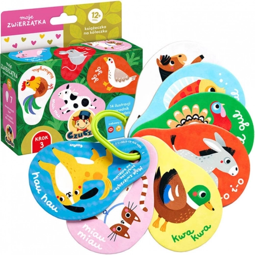CzuCzu mis animalitos librito con anilla 12m+