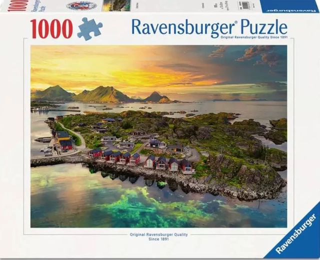 Puzzle Ravensburger Lofoty, Noruega 1000 piezas