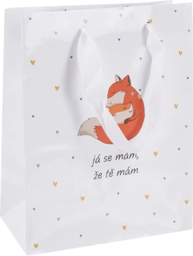 Bolsa de papel para regalo "Yo me lo paso bien" 18 × 10 × 23 cm