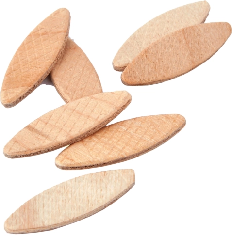 Lamas de unión de madera 56 × 23 × 4 mm, paquete de 50 uds.