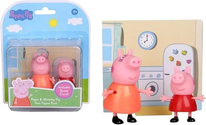 Figuras de Peppa Pig: Peppa y Mamá