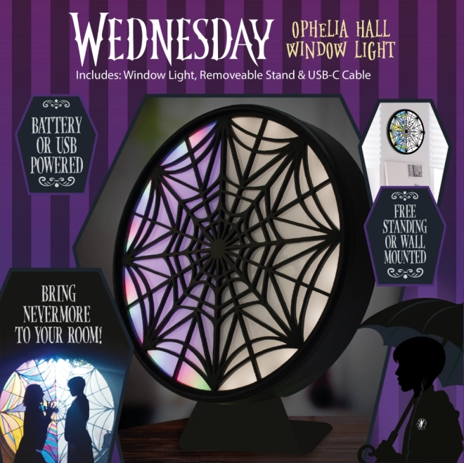 Luz LED para ventana Wednesday