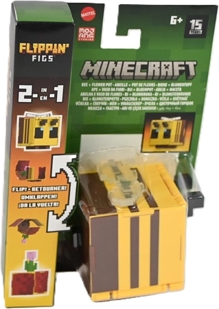 Aspecto pixelado de Minecraft y estilo coleccionable
