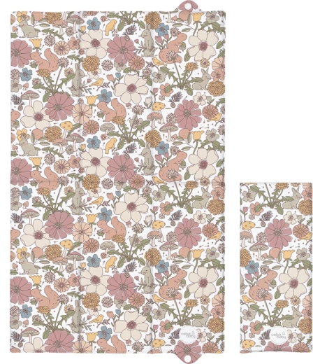 Ceba baby cambiador de viaje basic garden 60 × 40 cm