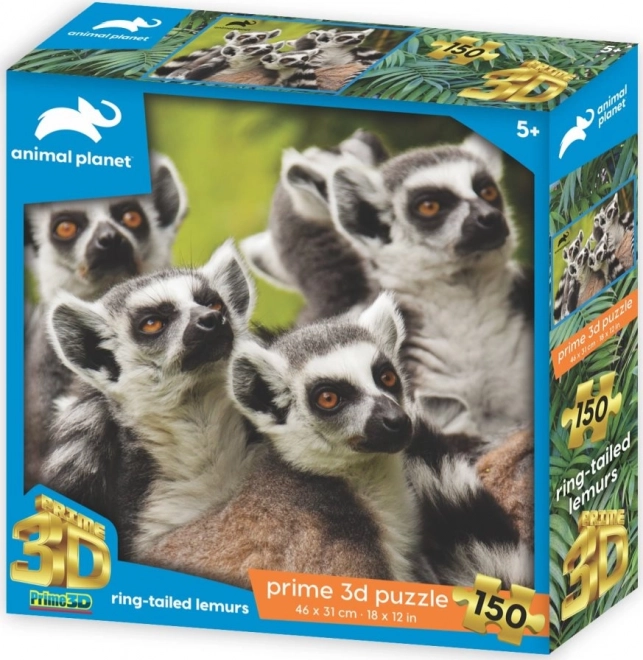 Puzzle 3D lémur – 150 piezas