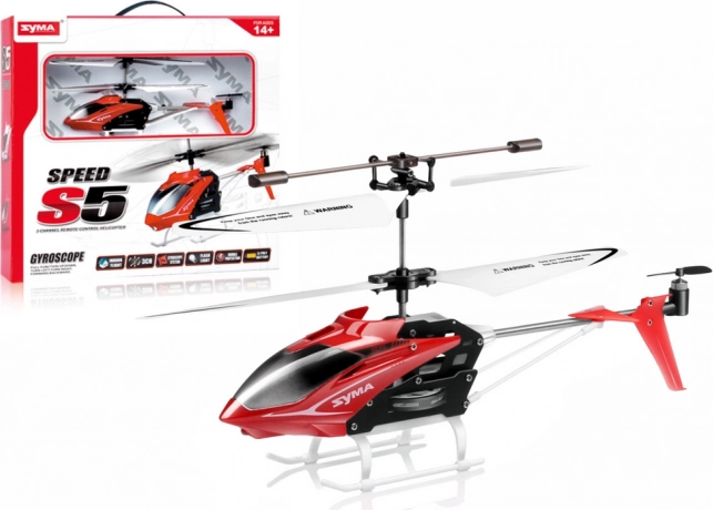 Helicóptero teledirigido Syma S5 rojo