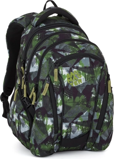Mochila estudiantil Bagmaster BAG 26 A verde-gris