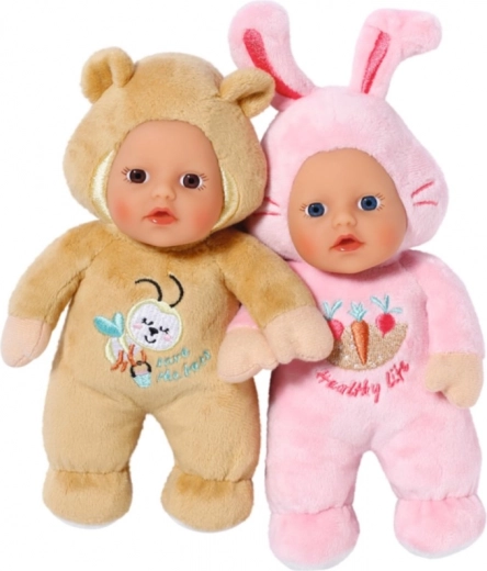 Muñeco de apego Baby born para los más pequeños 18 cm – muñeca de peluche osito o conejito