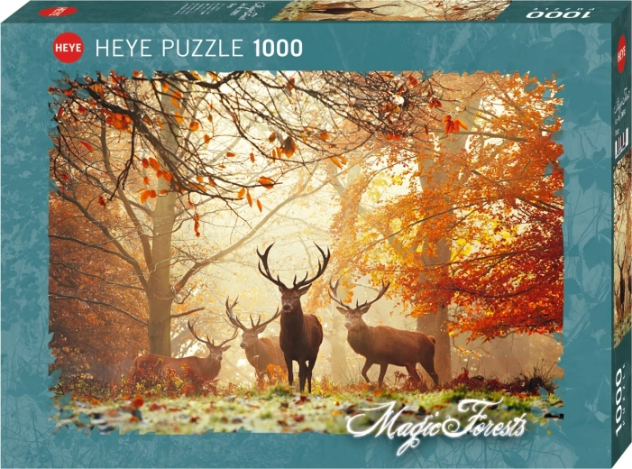 Puzzle Heye Bosques mágicos: Ciervos, 1.000 piezas