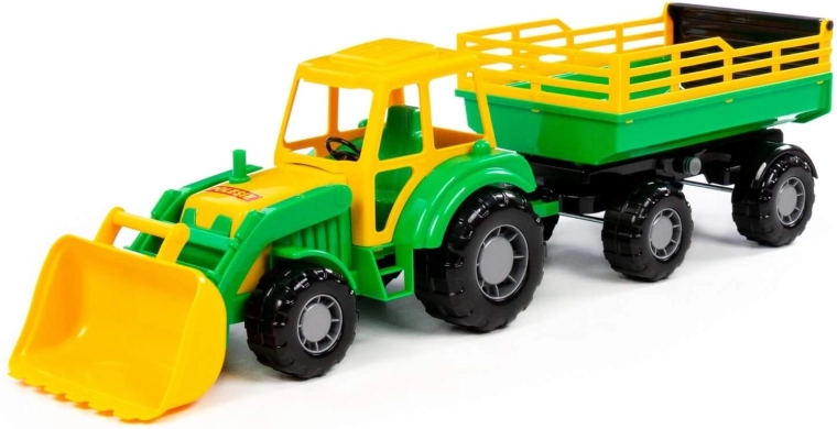 Tractor Altaj con cargador y remolque - 1 unidad