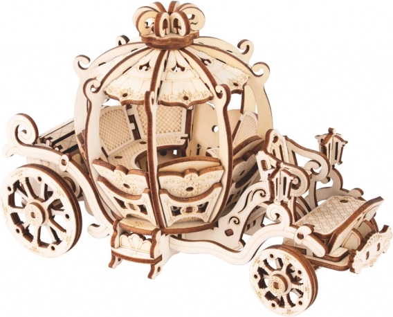 Puzle 3D de madera Carroza de cuento