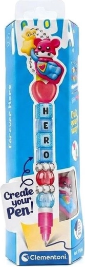 Clementoni IDEA set creativo para fabricar un bolígrafo con mensaje Hero