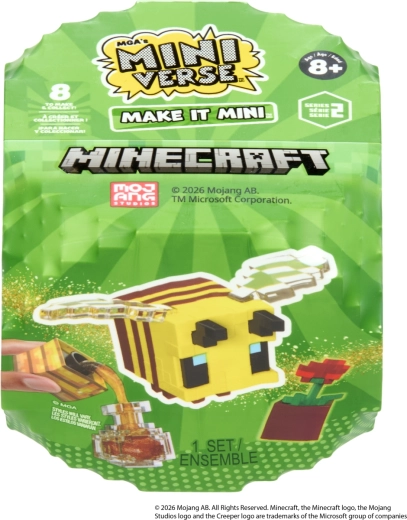 MGA's Miniverse Make It Mini Minecraft serie 2 - 1 unidad