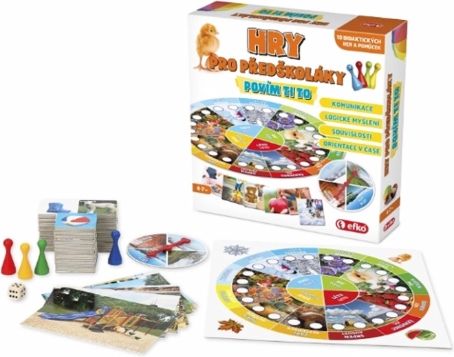 Juegos para preescolares "Te lo cuento" – conjunto educativo de juegos inspirado en el método MONTESSORI