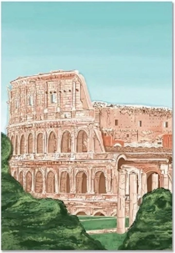 Norimpex Pintura por números Roma Coliseo 40 × 50 cm