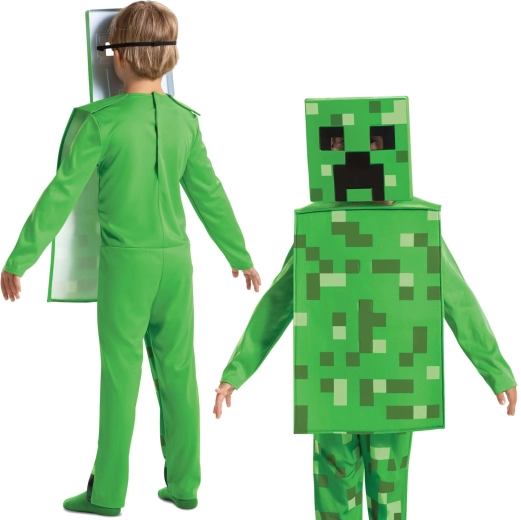 Diseño pixelado icónico del Creeper
