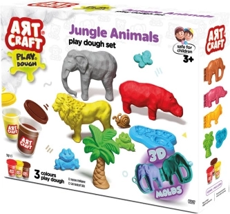 Set de manualidades Art Craft para modelar animales africanos 168 g