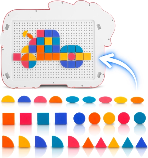 Mosaico de tangram para desarrollar la lógica y la imaginación