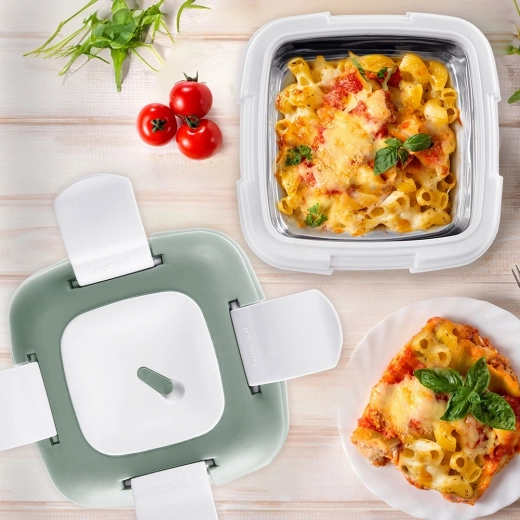 Tapa hermética con válvula de cierre