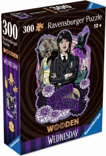 Rompecabezas de madera Wednesday 300 piezas Ravensburger