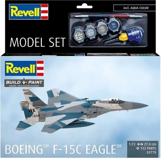 Modelo de plástico Boeing F-15C Eagle 1:72 kit de inicio