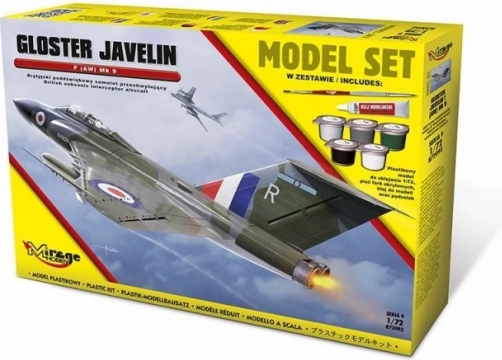 Modelo de plástico del avión Gloster Javelin F(AW) Mk.9 1:72
