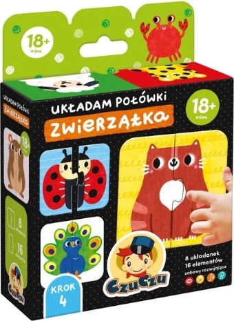 CzuCzu armo mitades de animales – primeros puzles