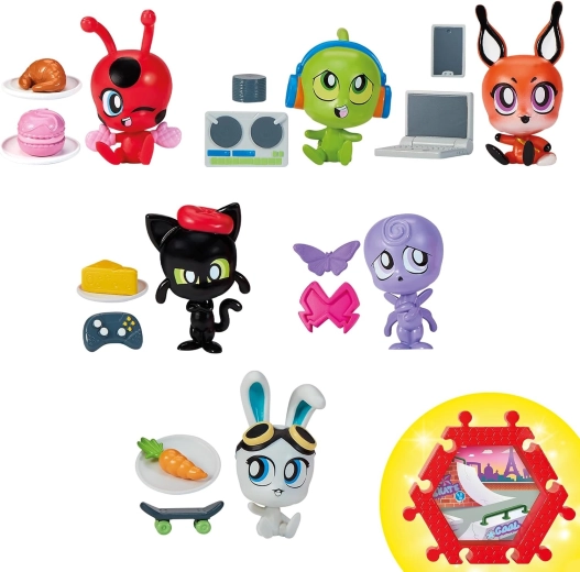 Adorables figuras Kwami al estilo Chibi