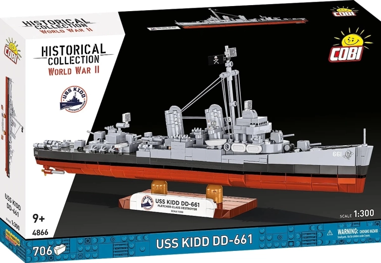 Kit de construcción COBI USS Kidd (DD-661)