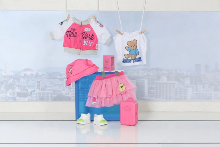 Elegante conjunto para pequeñas viajeras