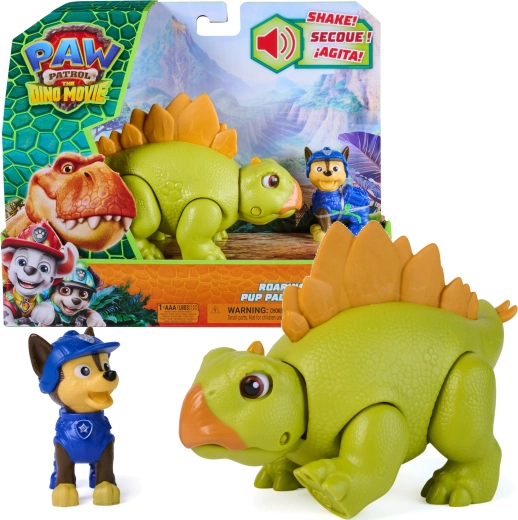 Spin Master Patrulla Canina dinosaurios: Chase con estegosaurio interactivo (10 cm)