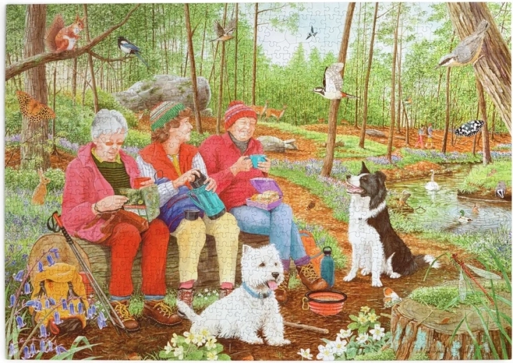 Puzzle House of Puzzles Hora del té, 1000 piezas