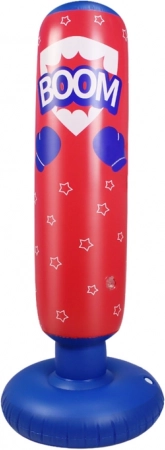 Saco de boxeo inflable rojo-azul 125 cm
