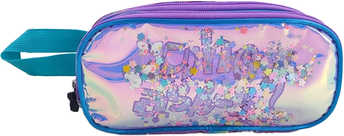 Estuche escolar para niña Mariposa 23 cm