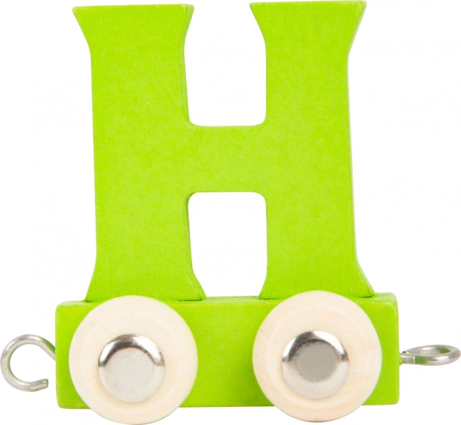 Tren de madera – alfabeto de colores letra H small foot
