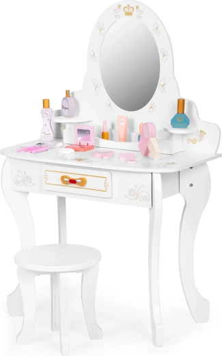 Estructura de madera segura con espejo