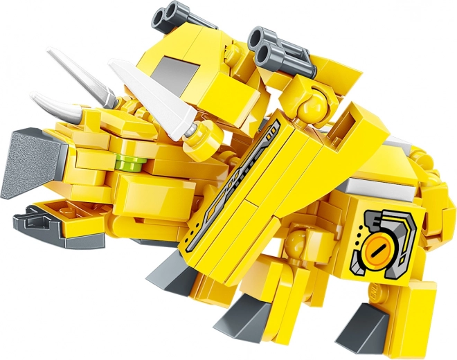 Qman dinosaurio con cuernos – construcción transformable