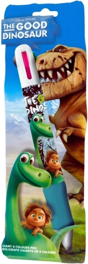 Bolígrafo jumbo de cuatro colores Buen dinosaurio