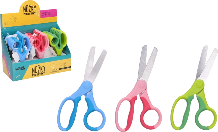 Tijeras para zurdos 13 cm – bicolor