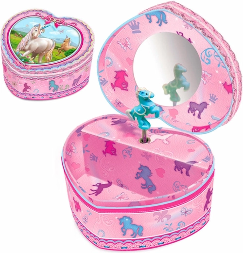 Joyero con música unicornio Corazón