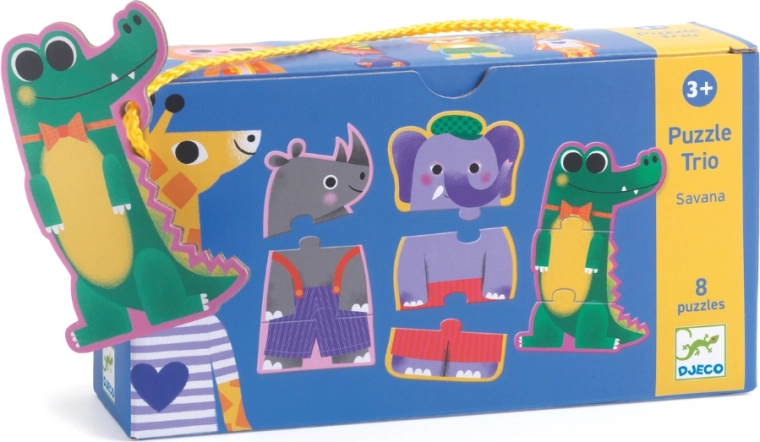 Puzzle Trio Savana de Djeco