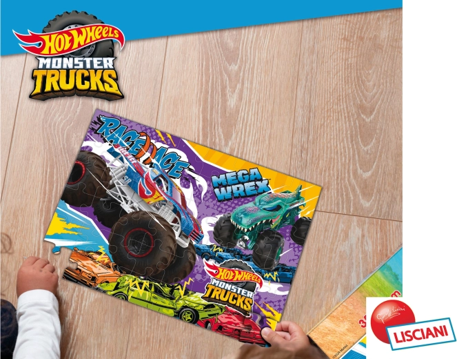 Puzzle Hot Wheels de 48 piezas, 35 × 25 cm