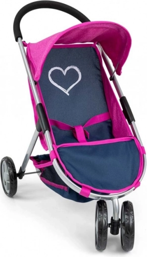 Cochecito de muñecas de tres ruedas Susie Prestige Navy