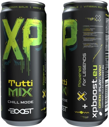 Bebida XP BOOST drink infantil de hierbas Tutti mix 330 ml